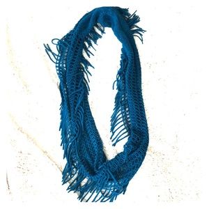 Turquoise Blue Infinity Scarf